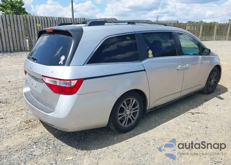 2012 Honda Odyssey Ex-L from USA, damaged, VIN 5FNRL5H66CB076185